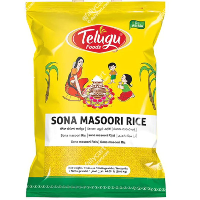 TELUGU SONA MASOORI RICE 20LB