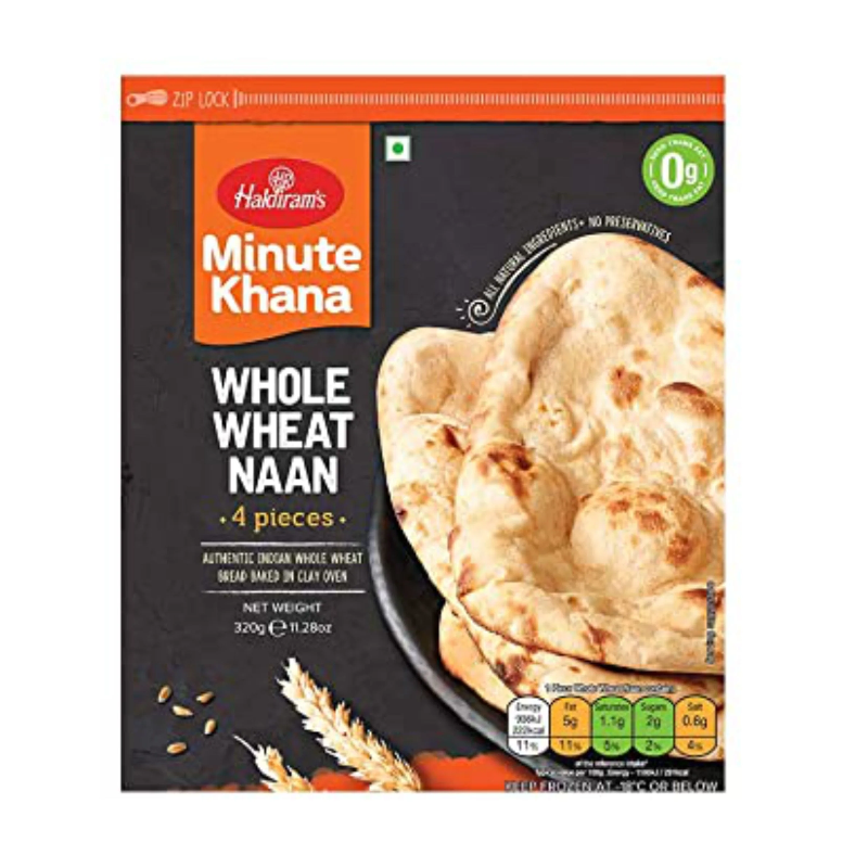 HALDIRAMS WHOLE WHEAT NAAN